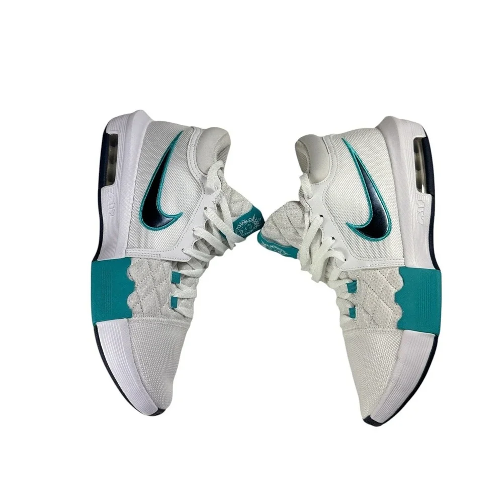 Nike LeBron Witness VIII 8 White Obsidian Dusty Cactus HQ2139-101 Mens 10.5 NIB